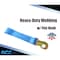 Tie 4 Safe 2" x 8' Ratchet Tie Down Strap w/ Flat Snap Hook Car Auto Hauler Tow Truck Blue, 2PK RT48-8-BU-C-2 - alternate 3